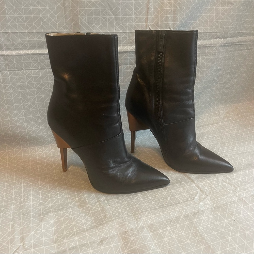 Gladz‎ Portuguese Leather Stiletto Ankle Boots 36